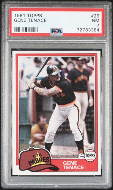 1981 Topps TOPPS #29 Gene Tenace front