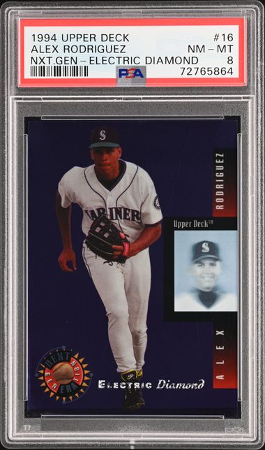 Alex Rodriguez Autographed 1994 Upper Deck Electric Diamond Rookie