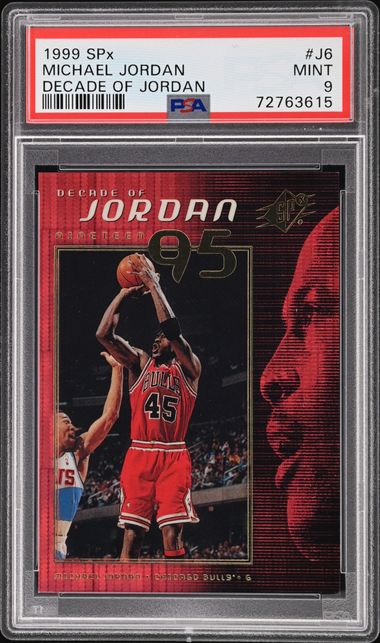 1999-2000 Upper Deck SPx Decade Of Jordan #J6 Michael Jordan