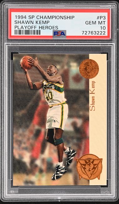 1994-95 Upper Deck SP Championship Playoff Heroes #P3 Shawn Kemp