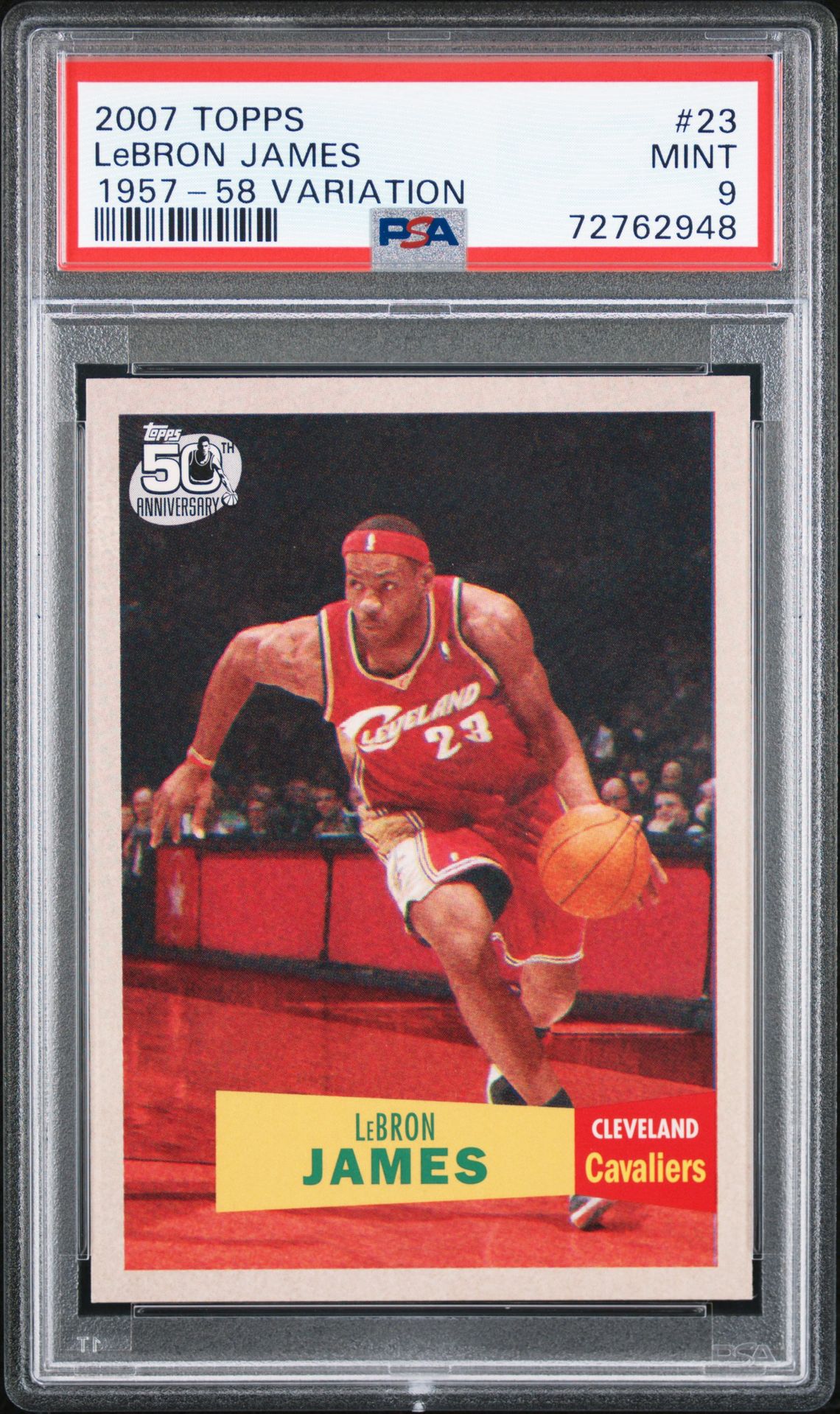 2007 topps lebron james