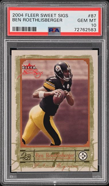 : Ben Roethlisberger Rookie Card 2004 Topps #311 PSA 10