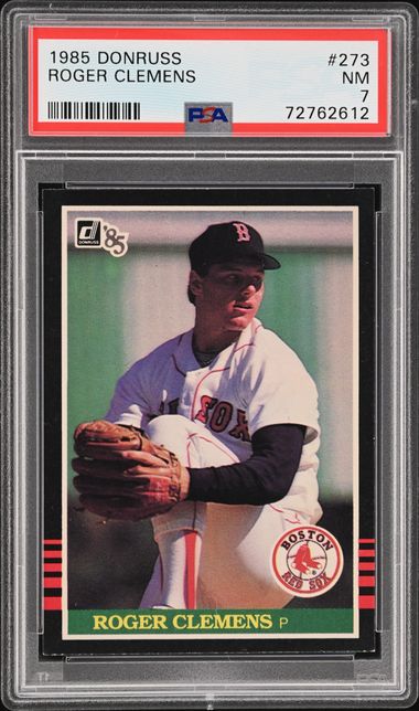 1985 Topps #181 Roger Clemens Rookie Card - PSA NM 7 on Goldin Auctions