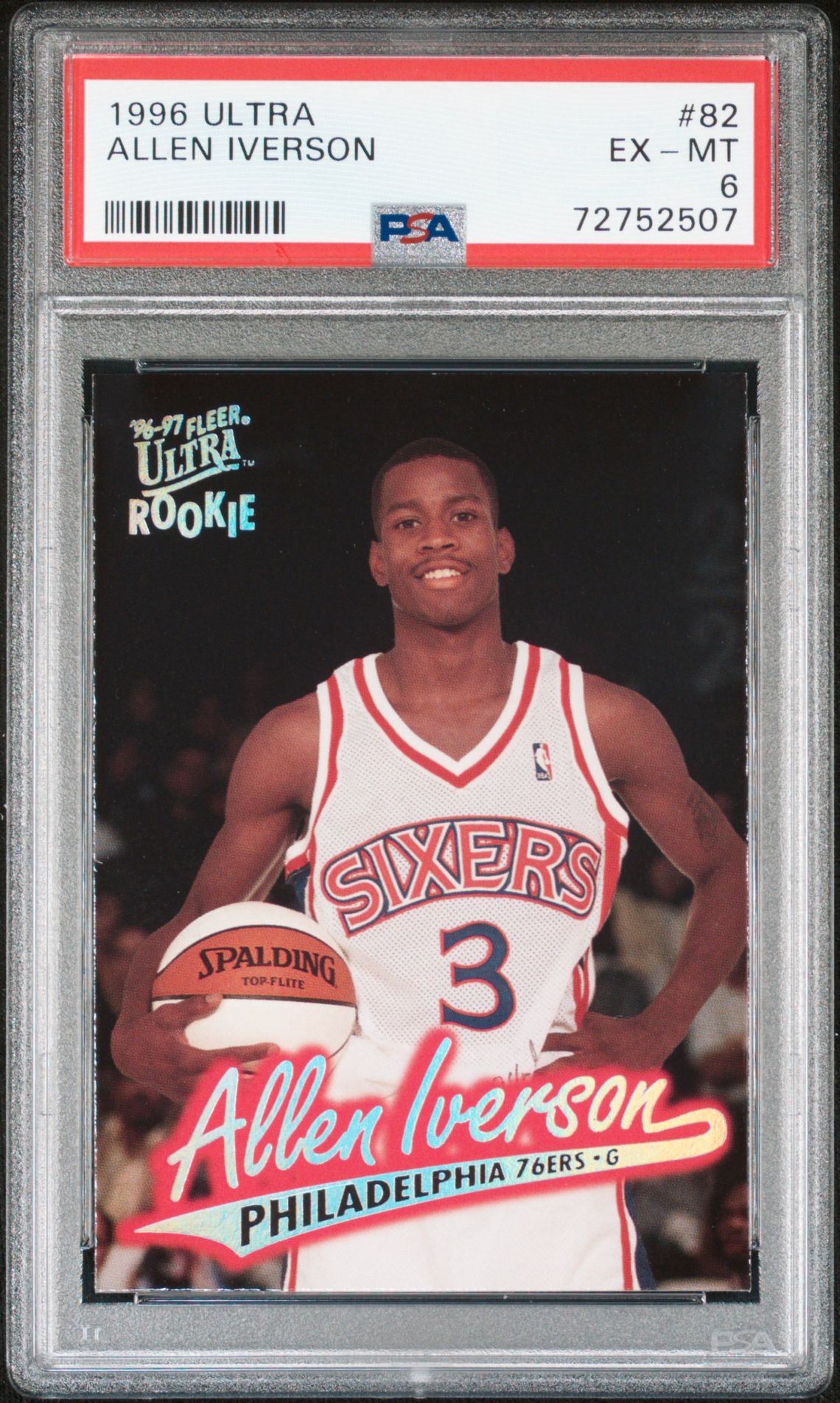 1996 ULTRA #82 Allen Iverson front