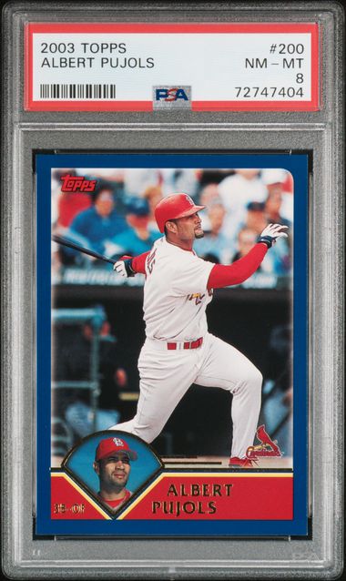 Topps Albert Pujols front