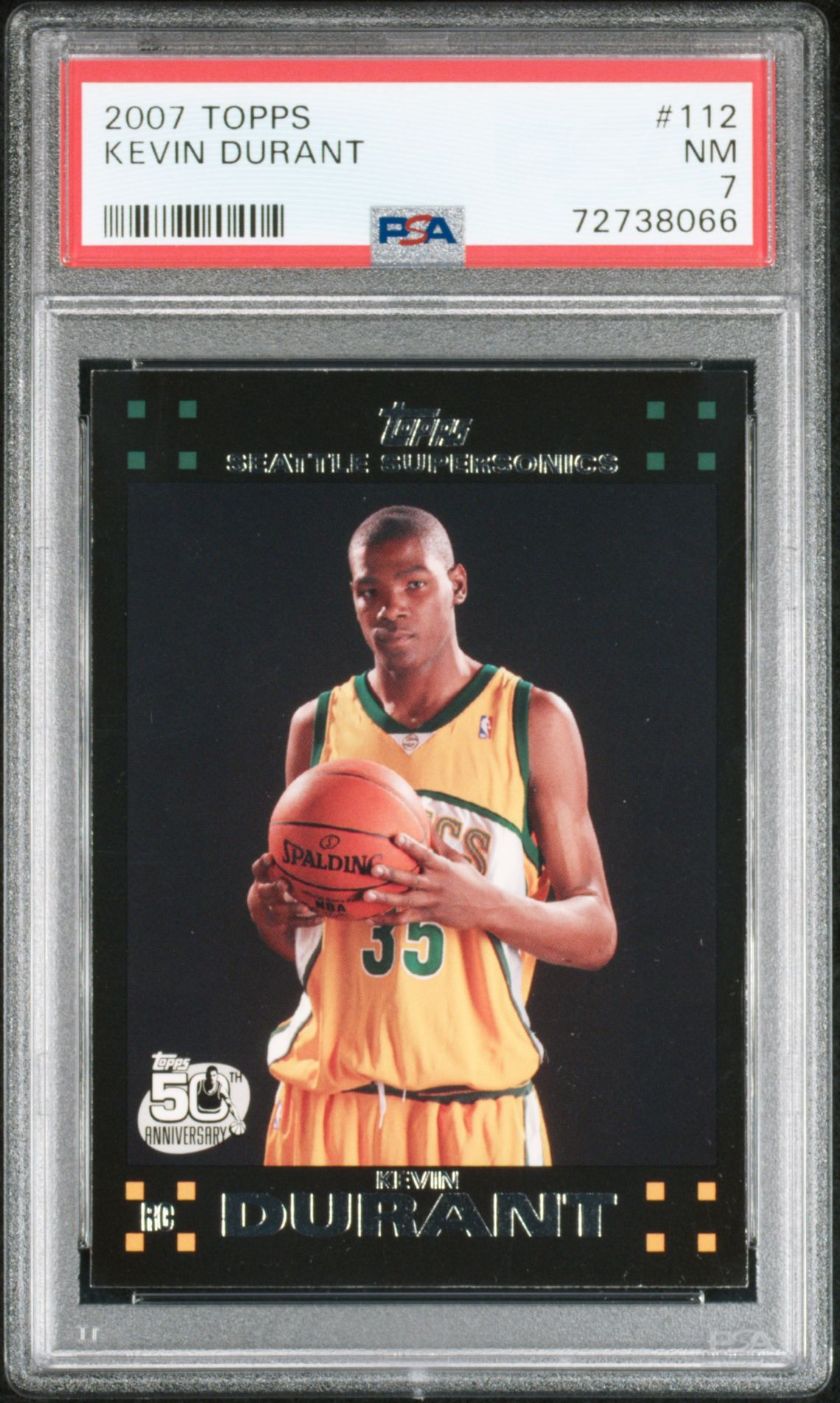 2007 Topps TOPPS #112 Kevin Durant front