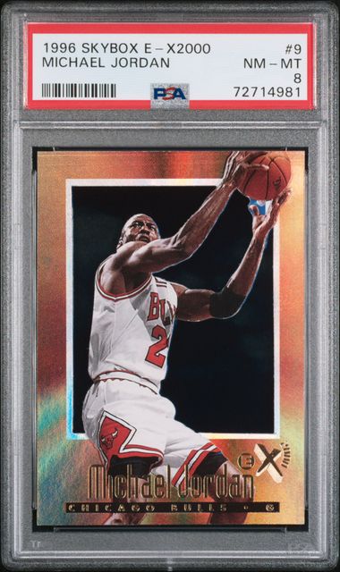 1996 SkyBox SKYBOX E-X2000 #9 Michael Jordan front