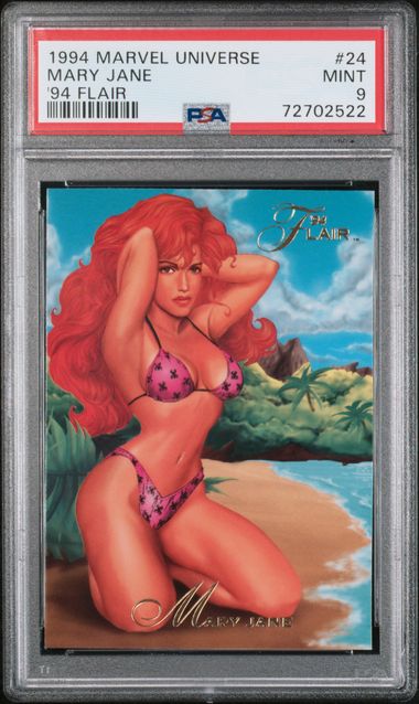 1994 Impel Marvel Universe '94 FLAIR #24 Mary Jane front