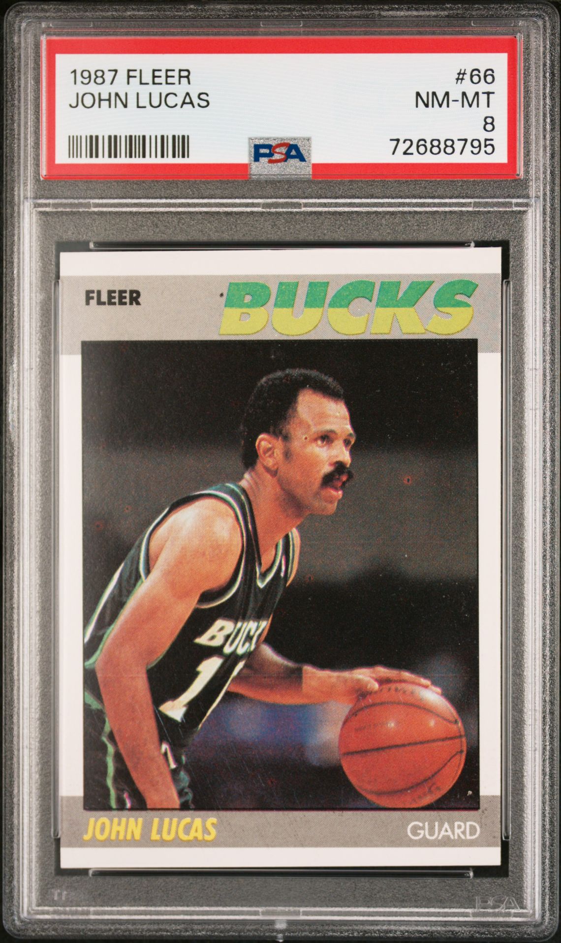 1987 Fleer FLEER #66 John Lucas front