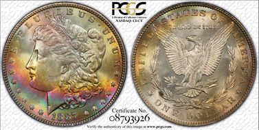 1887 $1 MS65