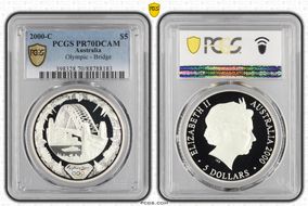 2000-C $5 Olympic - Bridge PR70DCAM