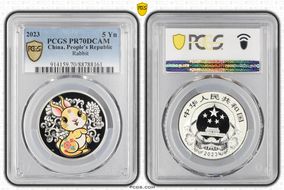 2023 5 Yn Rabbit PR70DCAM