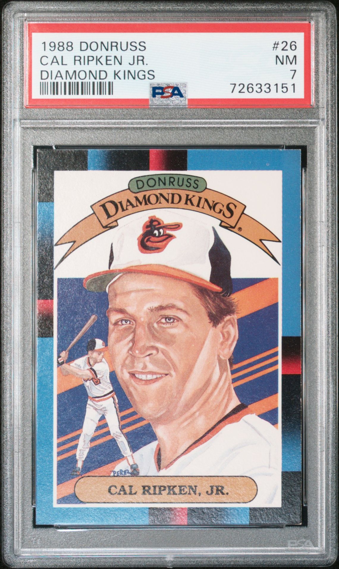 1988 Panini DONRUSS DIAMOND KINGS #26 Cal Ripken Jr. front