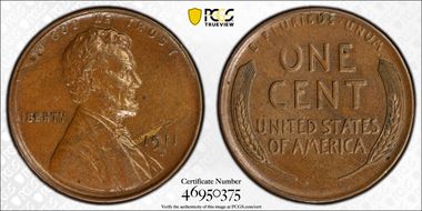 1911-D/D 1C RPM FS-501 AU55BN