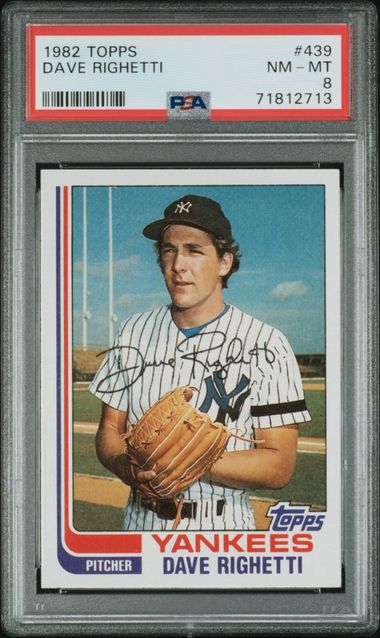 1982 Topps Dave Righetti