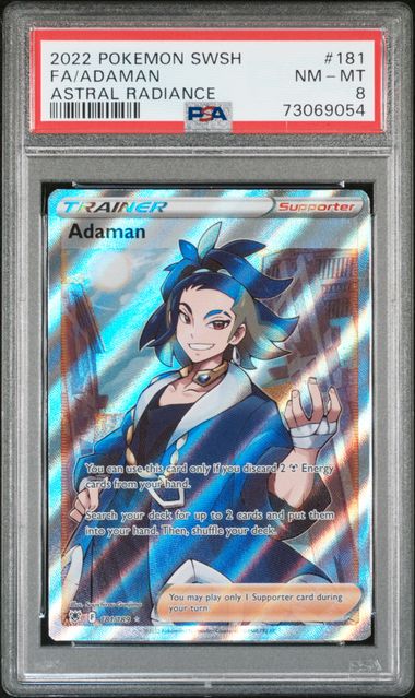 2022 Pokemon Astral Radiance Full Art #181 Adaman front