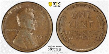 1922 No D 1C Strong Reverse VF20BN