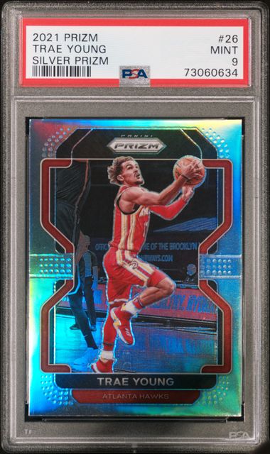 2021 Panini PANINI PRIZM SILVER PRIZM #26 Trae Young front