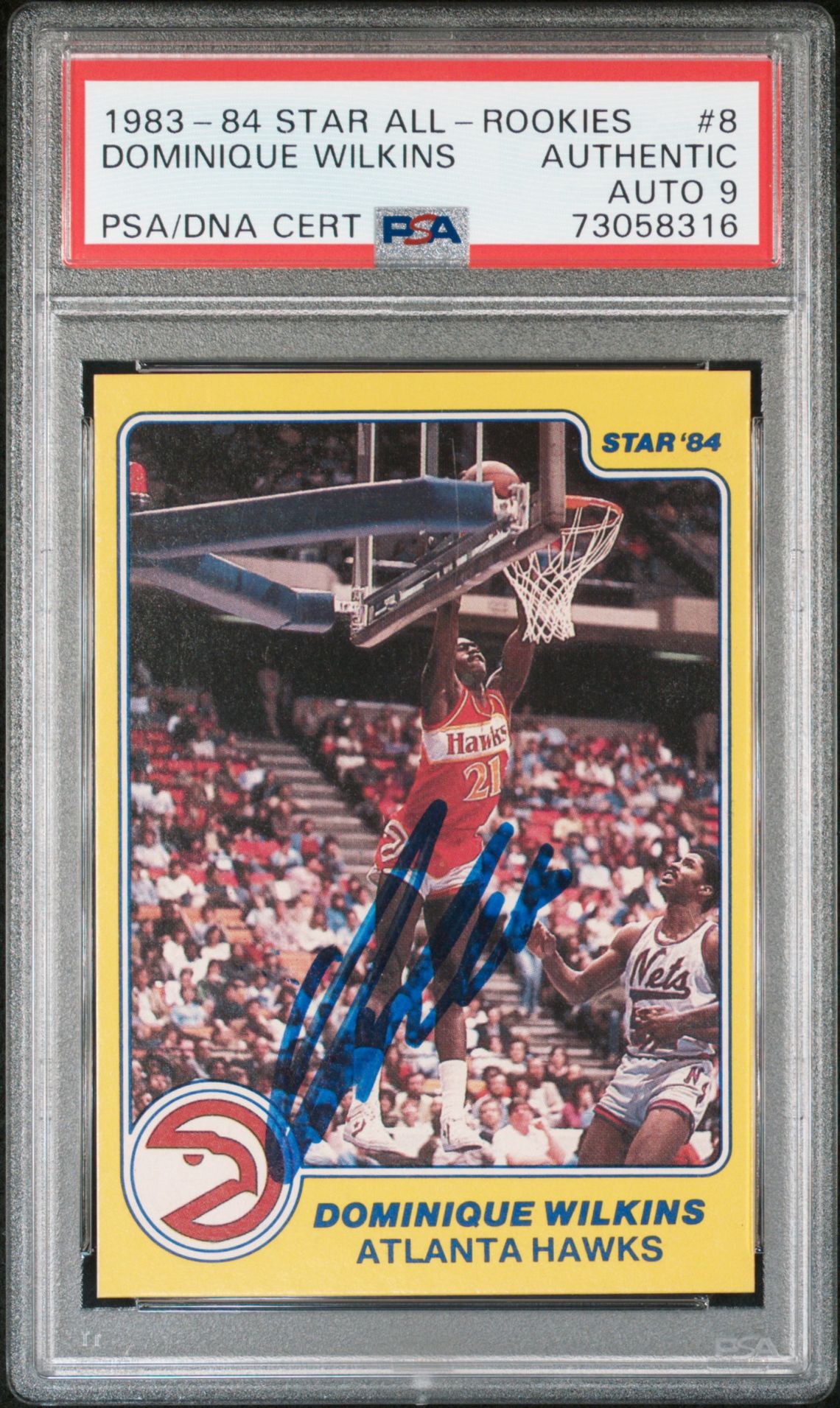 1983 STAR ALL-ROOKIES #8 Dominique Wilkins front