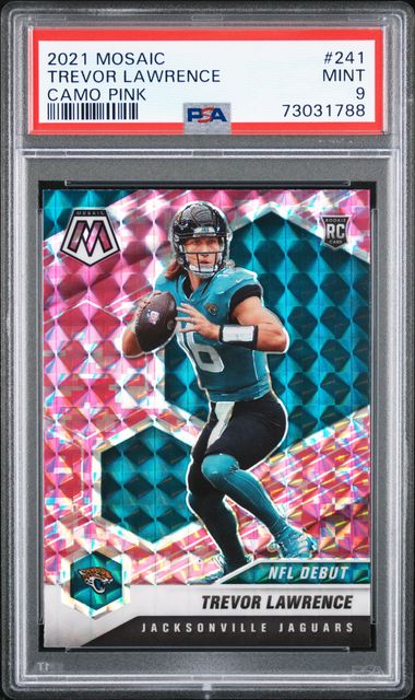 Sold at Auction: 2020 Mosaic Pink Camo Prizm Patrick Mahomes