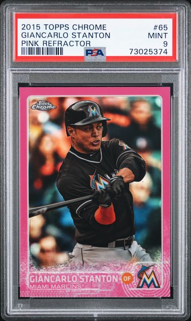 Giancarlo Stanton Rookie Card - Topps Autographed Superfractor 1/1