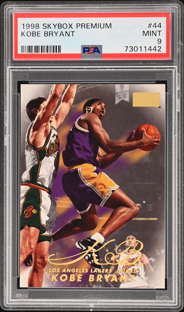 1998-99 SkyBox Premium #44 Kobe Bryant - PSA MINT 9 on Goldin Auctions