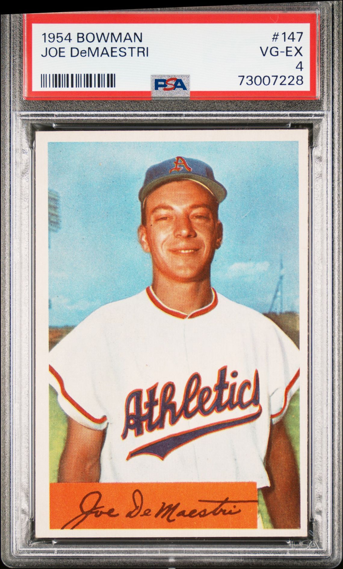 1954 Bowman BOWMAN #147 Joe Demaestri front