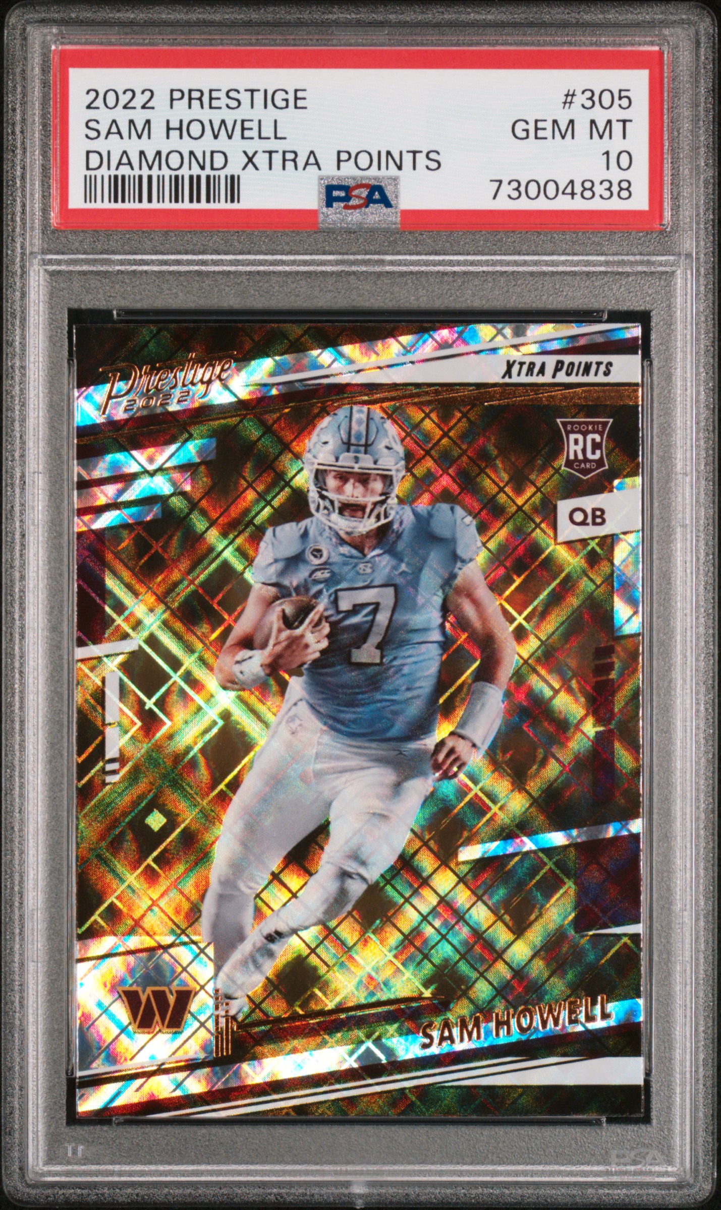 Sam Howell 2022 Prestige #305 Xtra Points Diamond Price Guide - Sports ...