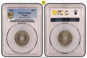 1916 25C Gad-379 F-170 MS67