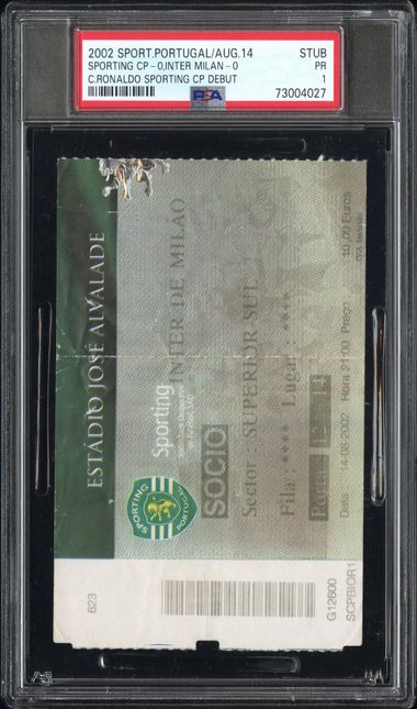 C.RONALDO SPORTING CP DEBUT