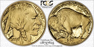 2006-W $50 American Buffalo .9999 Fine Gold PR70DCAM