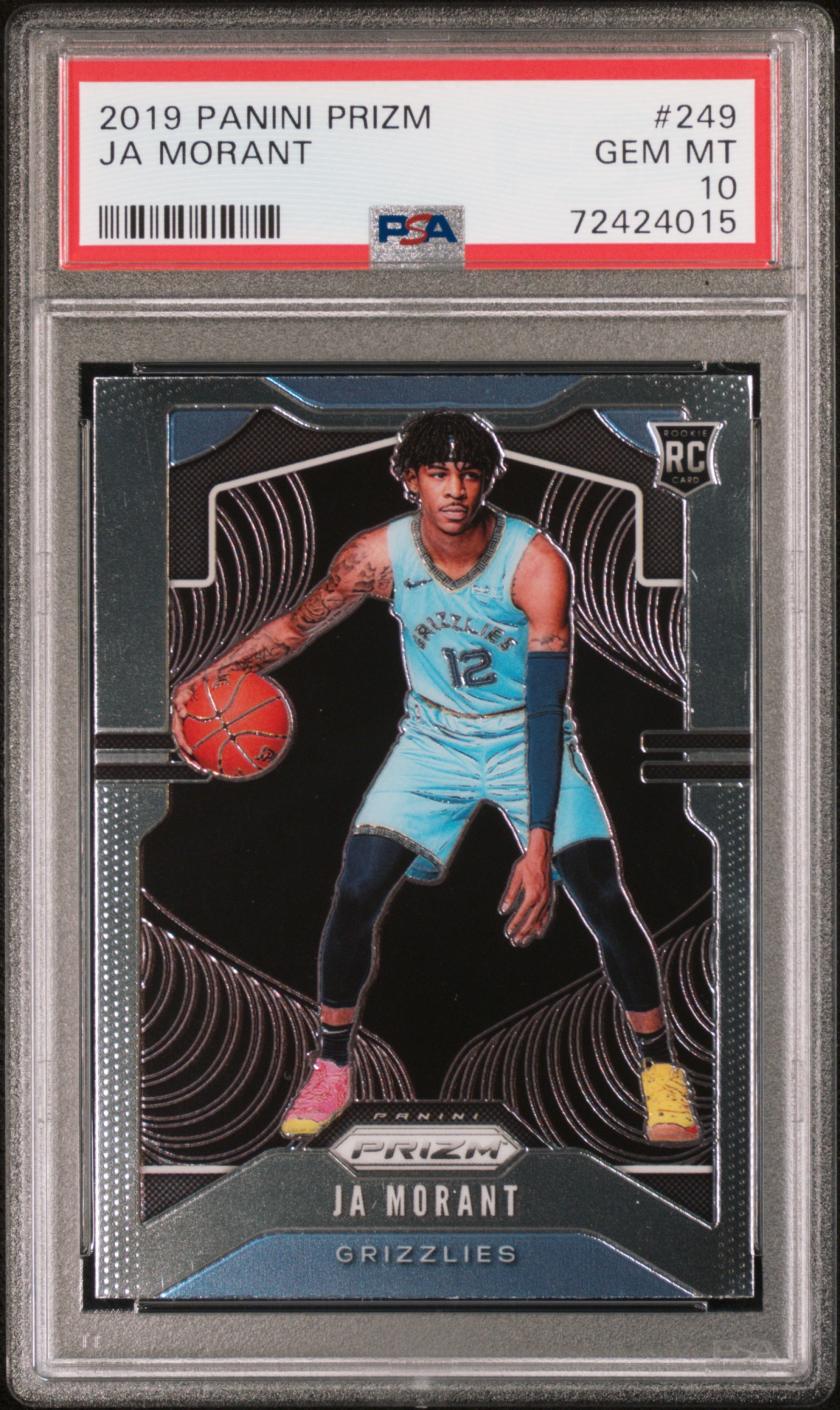 2019 Panini Prizm #249 Ja Morant front