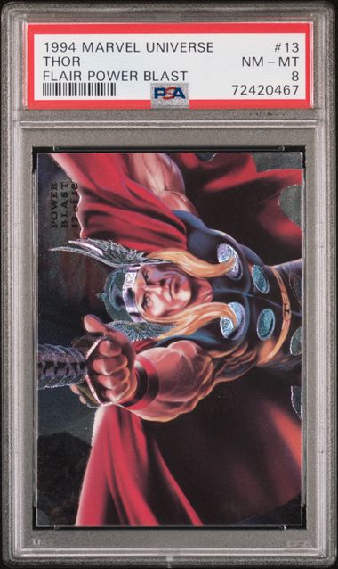 1994 Impel Marvel Universe FLAIR POWER BLAST #13 Thor front