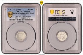 AN 12-A (1803) 1/4 Fr Gad-342 F-157 Consul N1