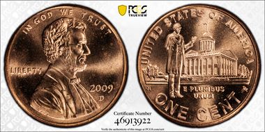 2009-D 1C Lincoln-Professional MS67RD