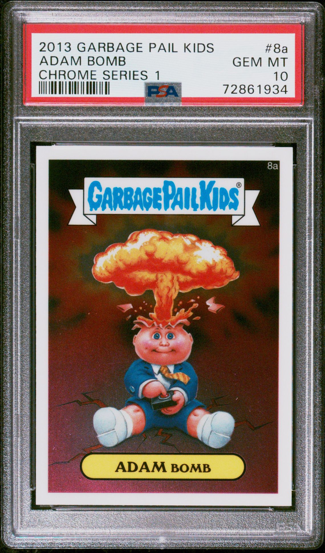 2013 Topps GARBAGE PAIL KIDS CHROME SERIES 1 #8A Adam Bomb front