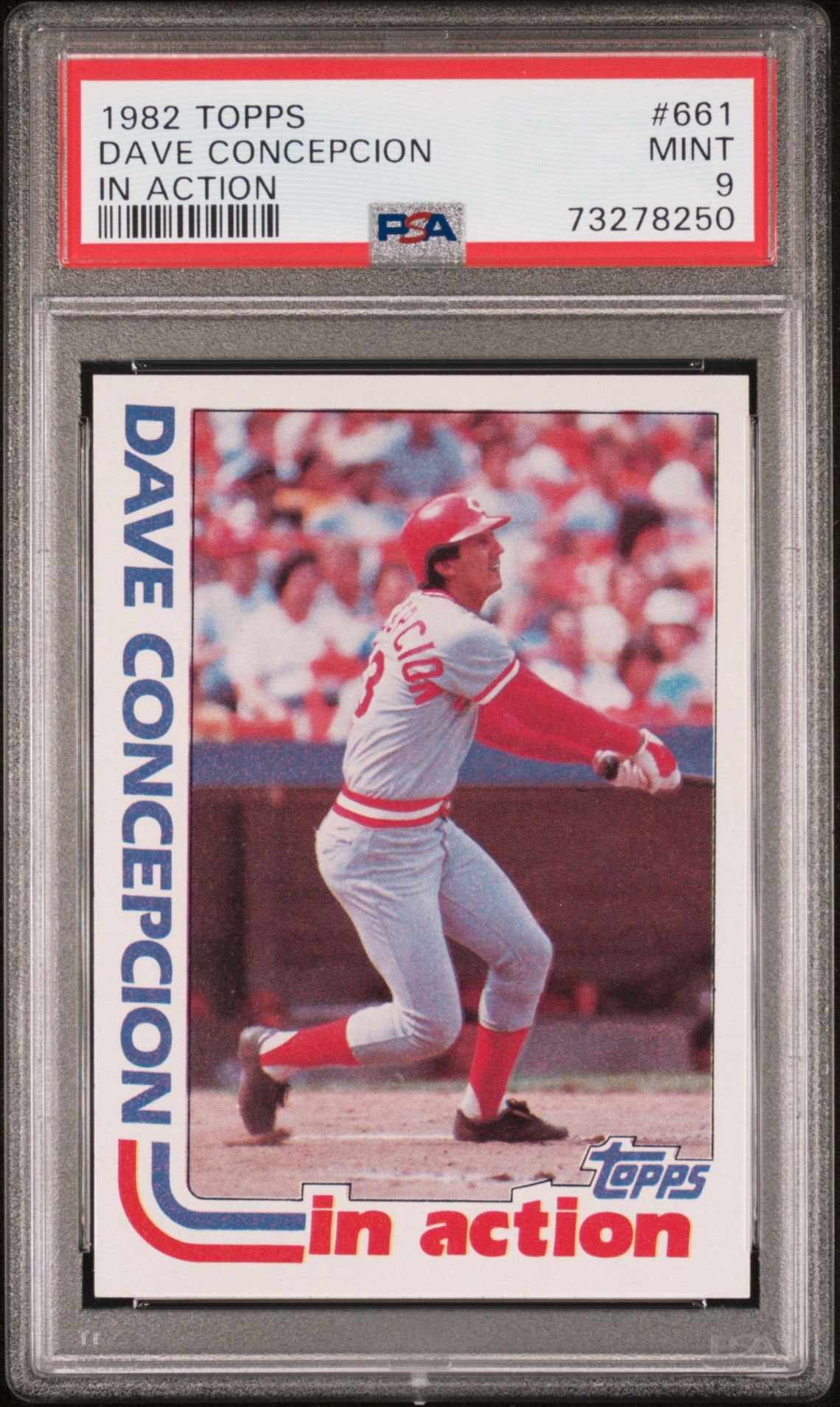 1982 Topps TOPPS IN ACTION #661 Dave Concepcion front
