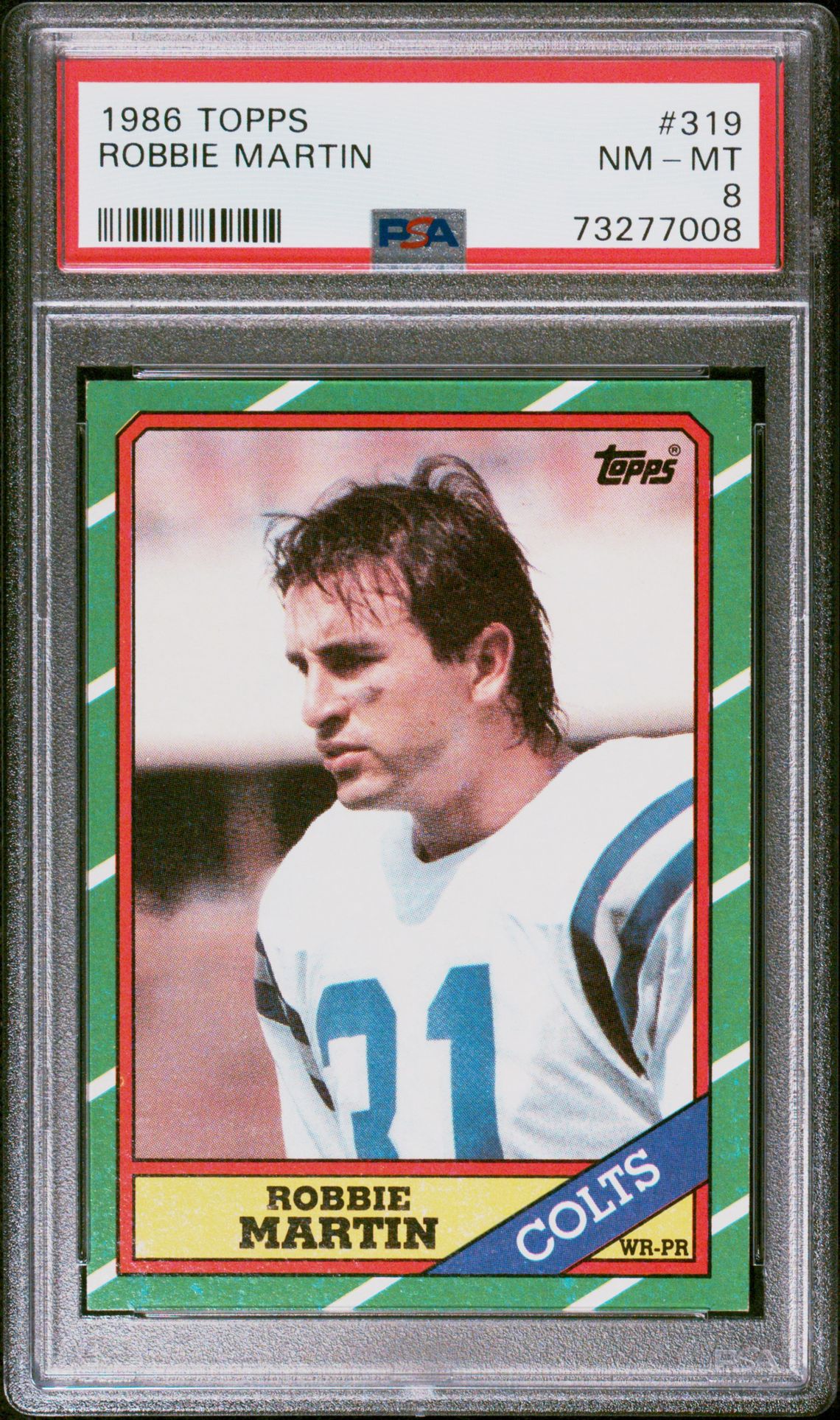1986 Topps TOPPS #319 Robbie Martin front