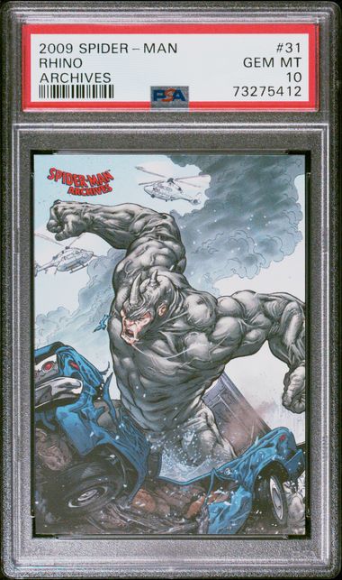 2009 Spider-Man Spider-Man Archives ARCHIVES #31 Rhino front