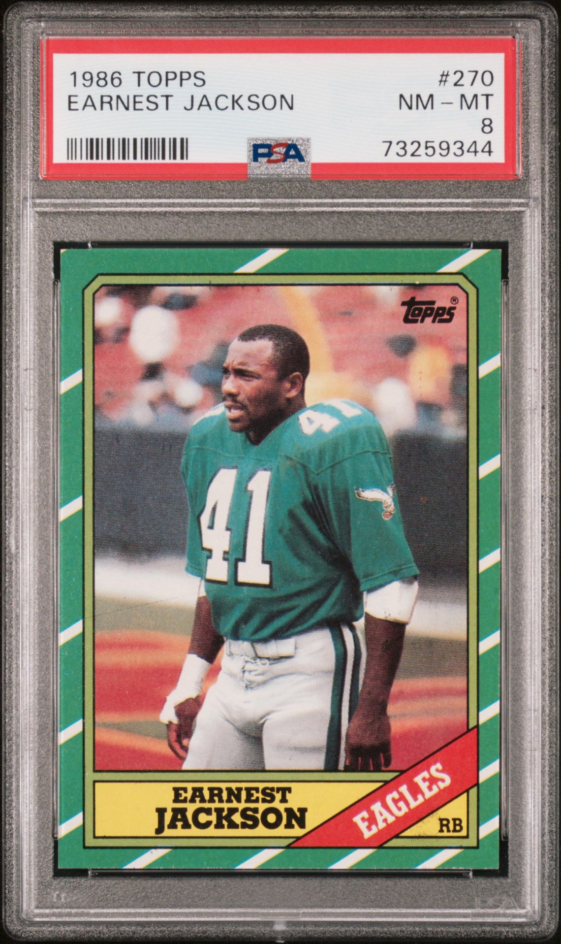 1986 Topps #270 Earnest Jackson front