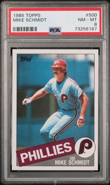 1985 Topps TOPPS #500 Mike Schmidt front