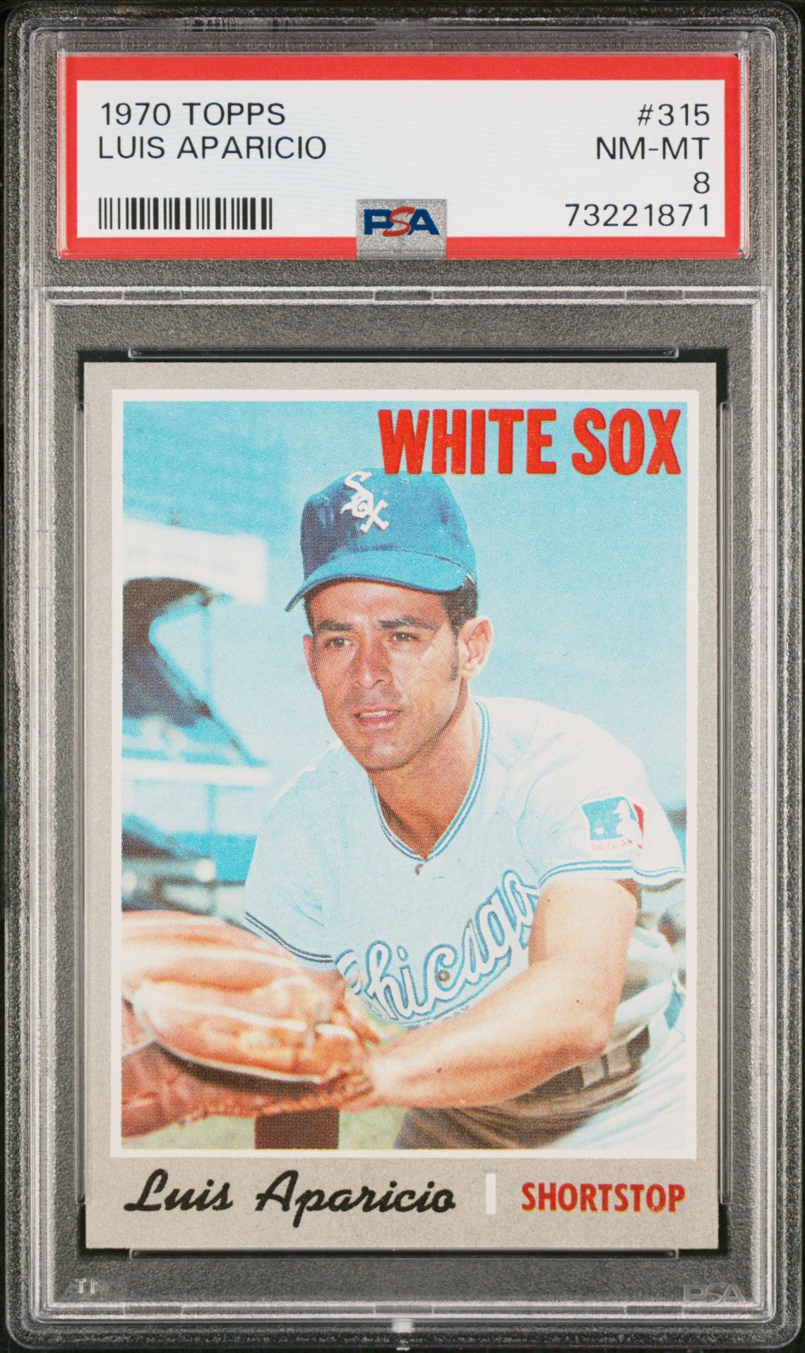 1970 Topps Luis Aparicio #315 Nm-Mt 8 front