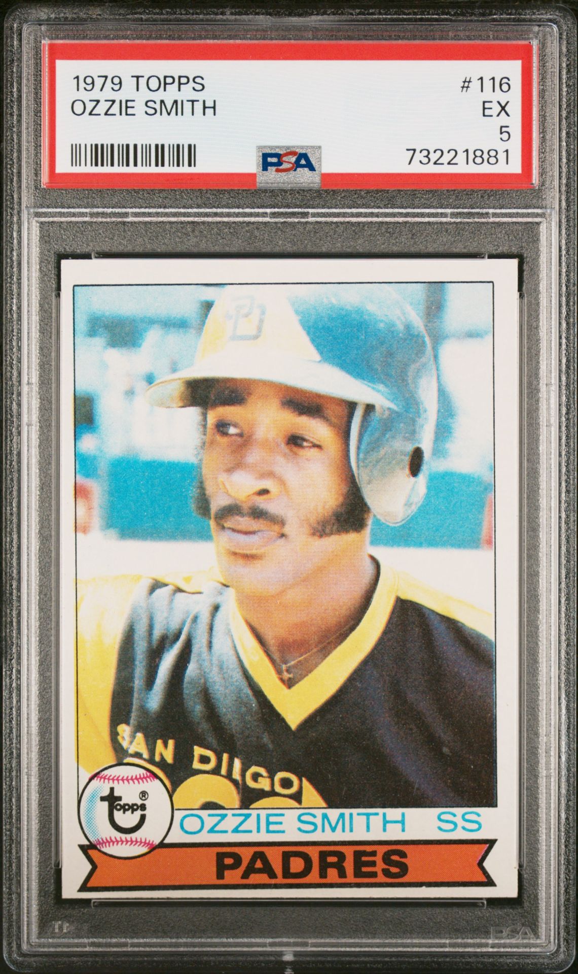 1979 Topps Ozzie Smith #116 Ex 5 front