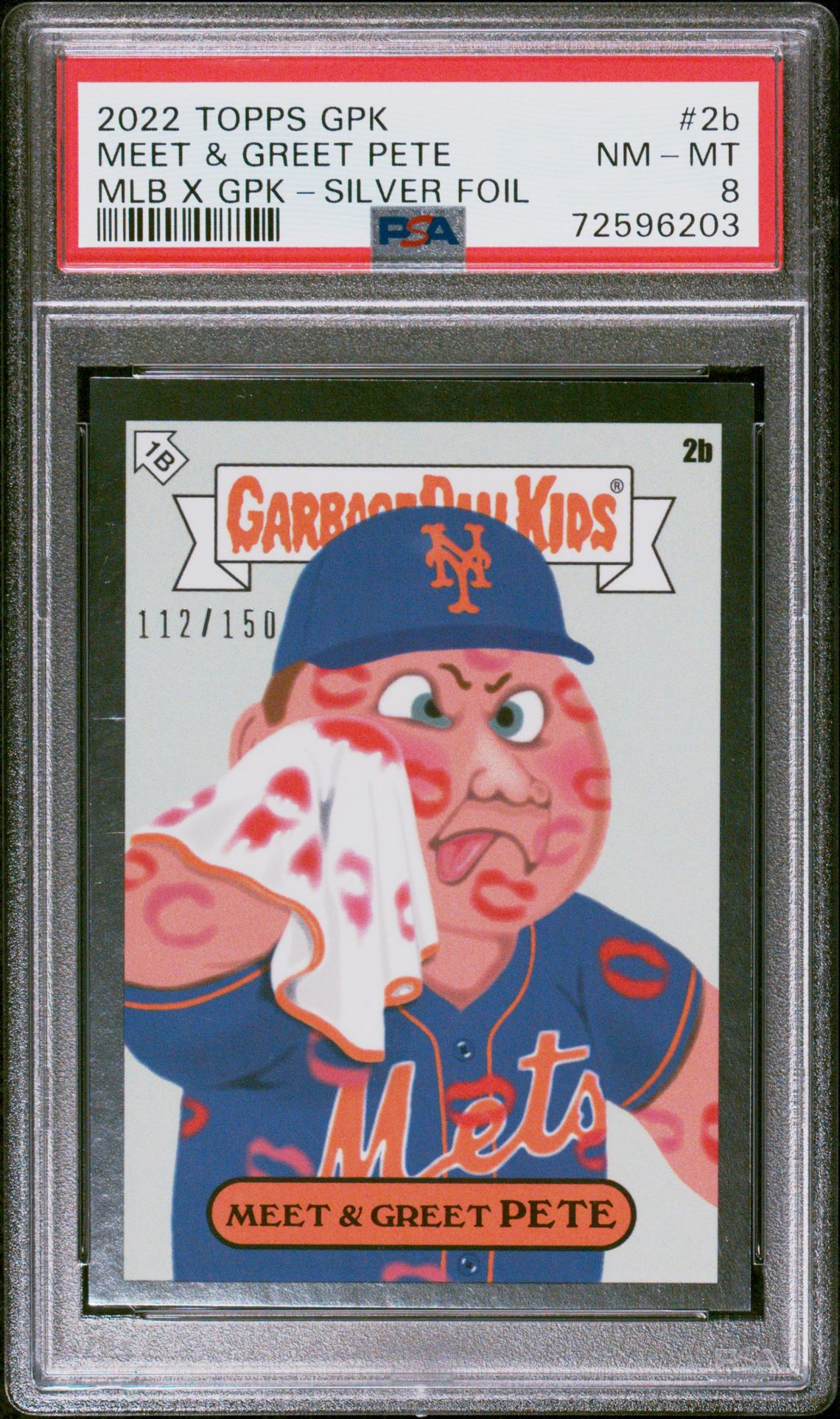 2022 Topps Garbage Pail Kids Silver #2B Meet & Greet Pete front