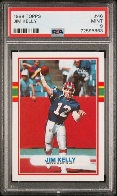 1990 Topps JIM KELLY Hall of Fame QB Football Card