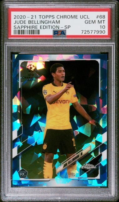 2020-21 Topps Chrome UEFA Champions League Sapphire Edition SP #68