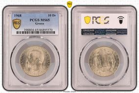 1968 10 Dr MS65