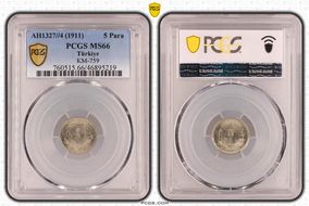 AH1327//4 (1912) 5 Para KM-759 MS66