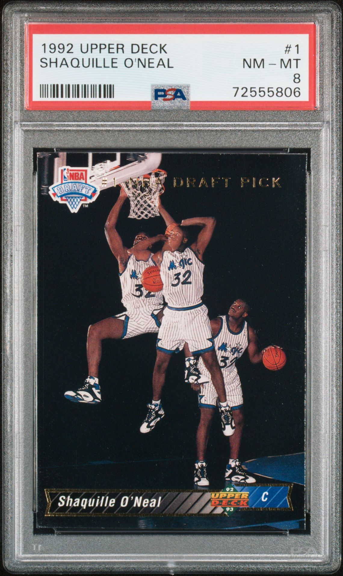 1992 Upper Deck UPPER DECK #1 Shaquille O'Neal front