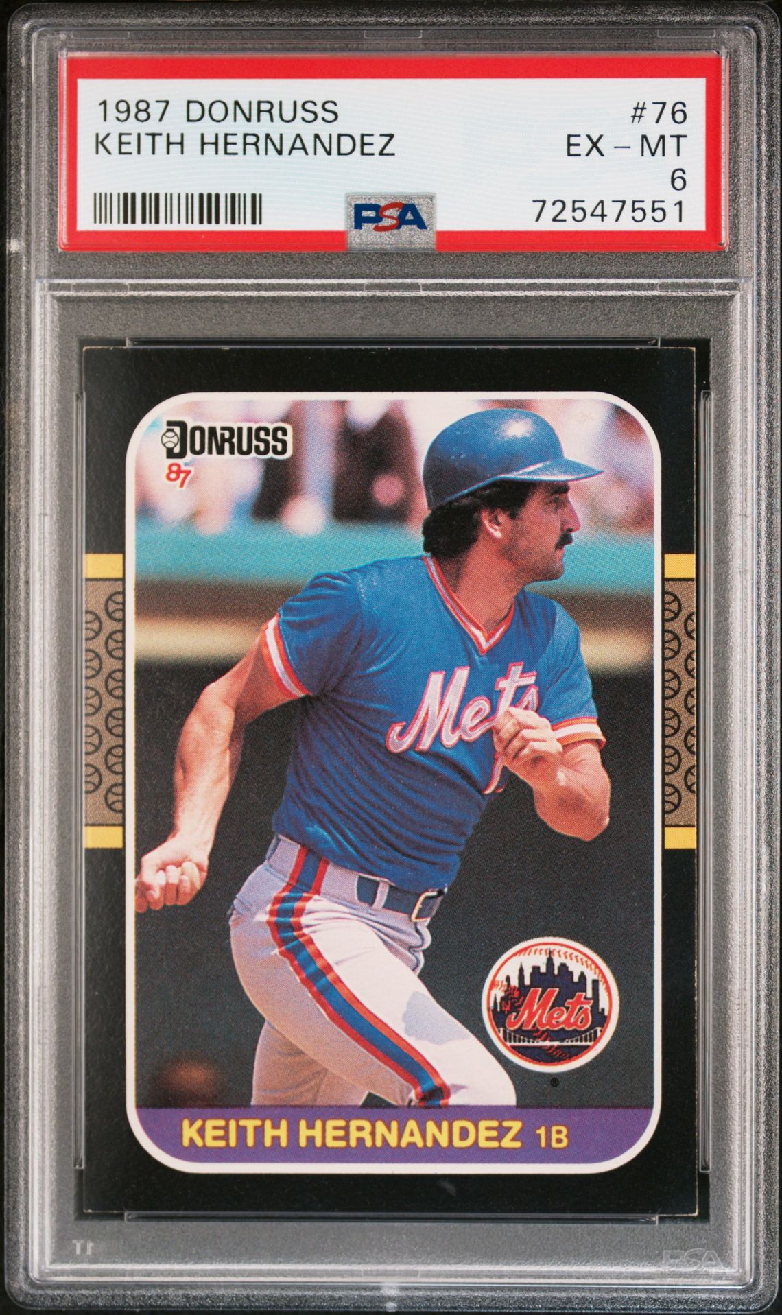 1987 Donruss #76 Keith Hernandez front